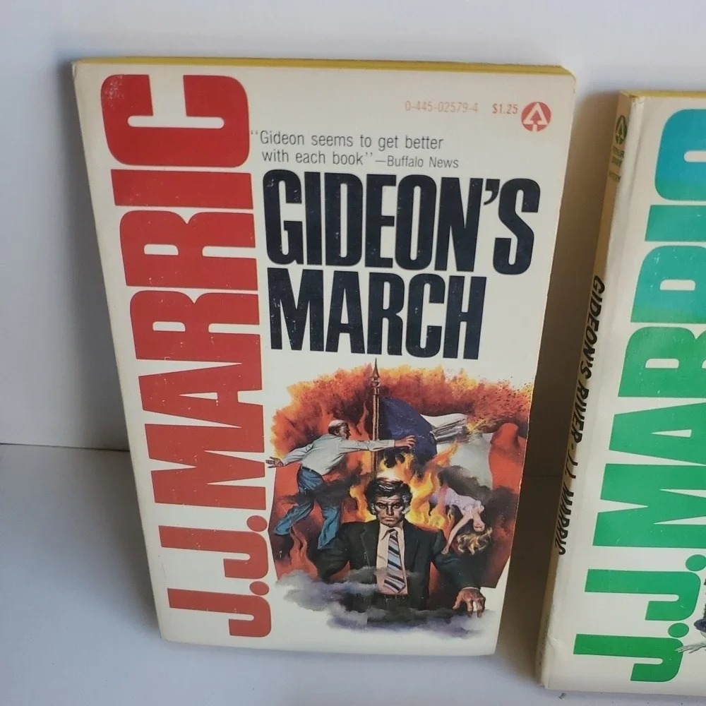 BIG‎ Lot 13 JJ MARRIC Vintage Mystery Books GEORGE GIDEON SERIES Badge Power